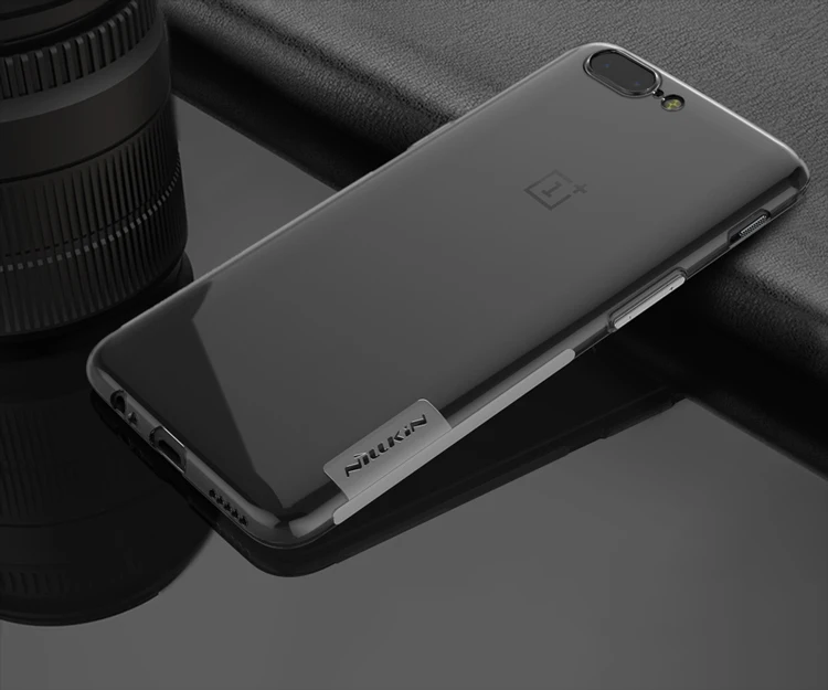 oneplus 5 oneplus5 TPU Case Nillkin Gel Clear Transparent Nature Silicone Cover For oneplu5 A5000 one plus (5.5'') cover case |