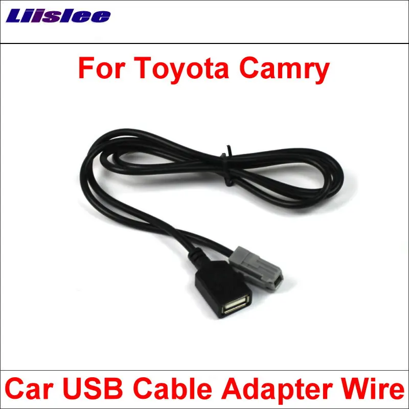 Liislee для Toyota Camry оригинальные вилки к USB адаптеру Conector Автомобильное CD радио аудио