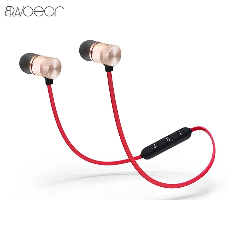 BRAVOear беспроводные наушники Bluetooth спортивные фитнес магнит Адсорбция Шейная