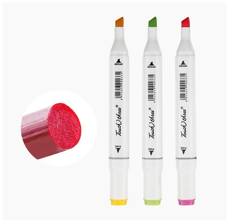 Многоцветный фломастер на масляной основе двуглавый наконечник студент картина