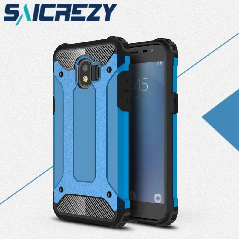 For SM-J250F case Cover Samsung J2 Pro 2018 Case Silicone shockproof Coque Hybrid Armor phone Galaxy J4 J6 | Мобильные телефоны и