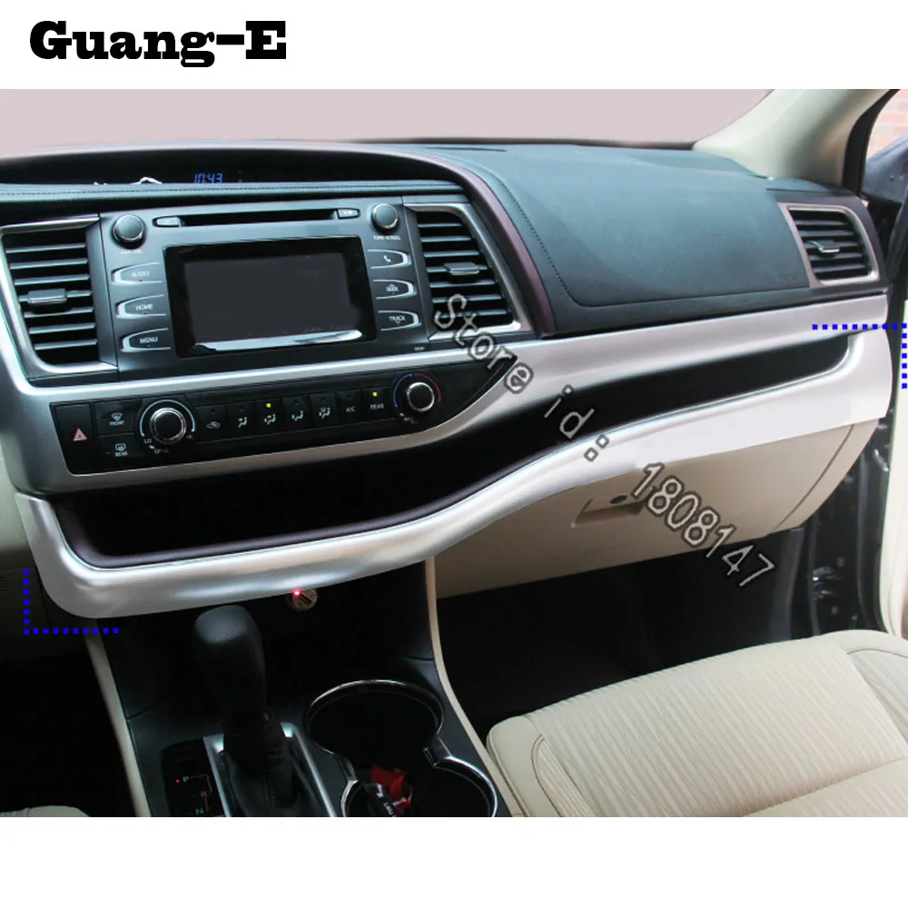 Для Toyota Highlander 2018 2019 2020 наклейка на кузов автомобиля украшение отделка ABS