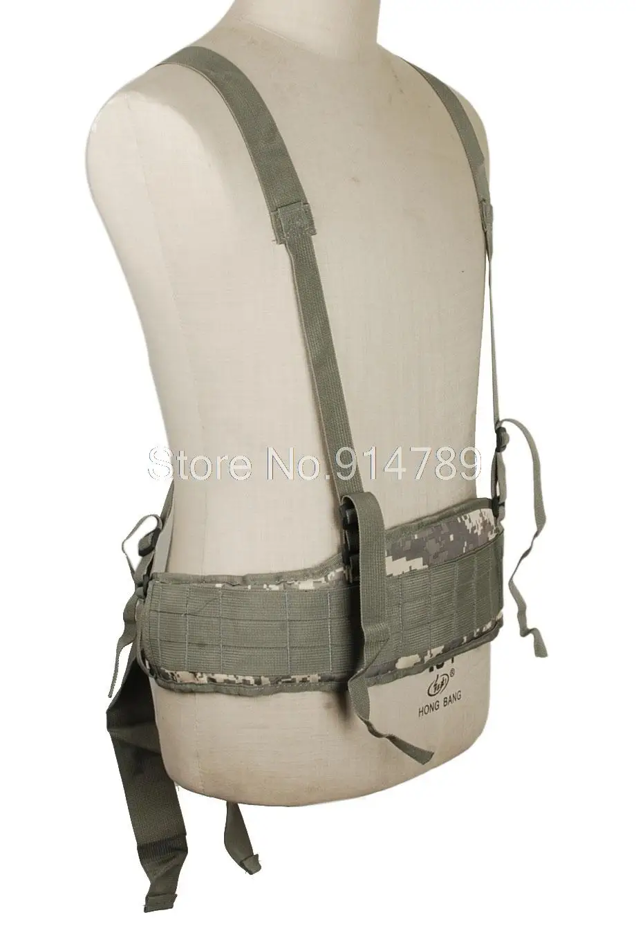 Тактический страйкбол Молл талии мягкий пояс с подтяжками ACU 34183|belt with suspenders|belt