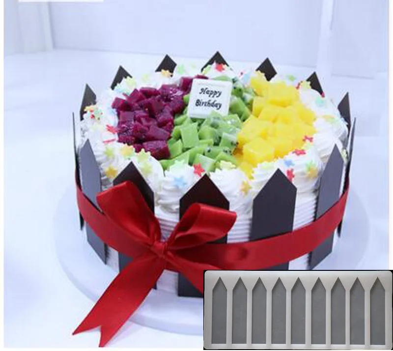 Силиконовая форма для шоколада в форме забора формочка сделай сам украшения