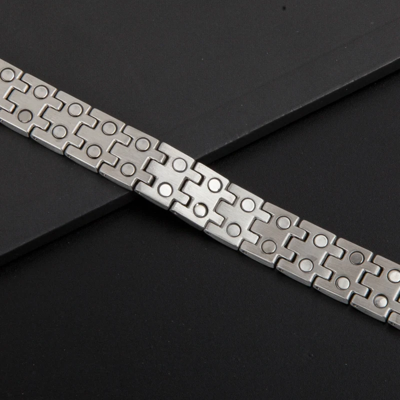 316L Нержавеющая сталь здоровья браслет для Для мужчин Jewelry магнитной Германий