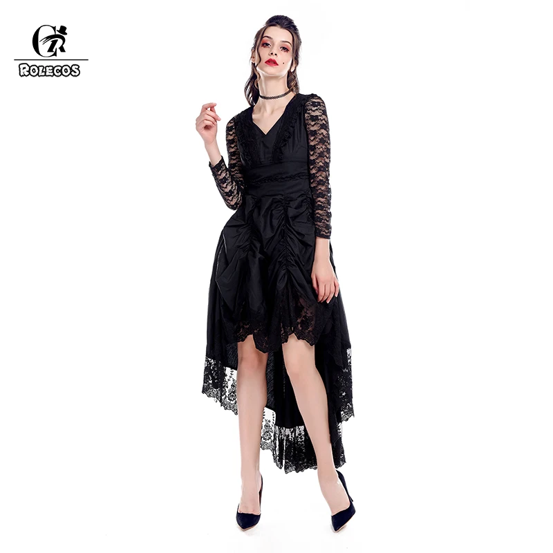 Платье ROLECOS в викторианском стиле женское хлопковый костюм эпохи Возрождения