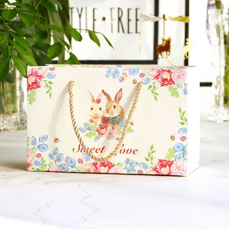 10pcs Free shipping Flower box Gift bag Party supplies paper Portable candy Shopping carton Wedding favors and gifts | Дом и сад