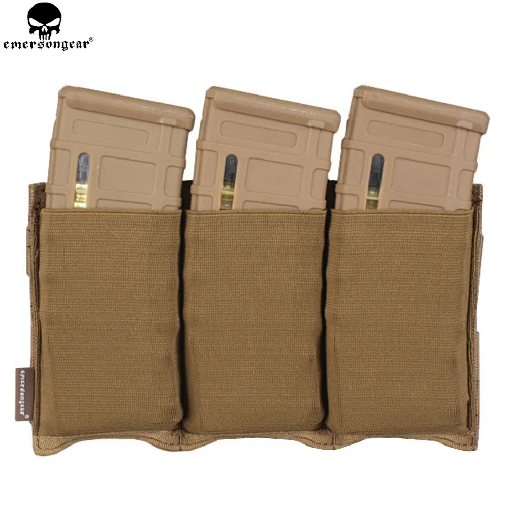 Сумка EMERSONGEAR Triple M4 Mag тактическая сумка с системой быстрой перезарядки