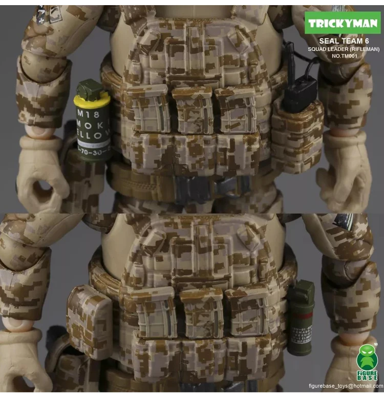 Estartek FigureBase милые 5 дюймов TrickyMan спецназ шутер и пулеметчик Коллекция фигурку для любителей подарок к празднику