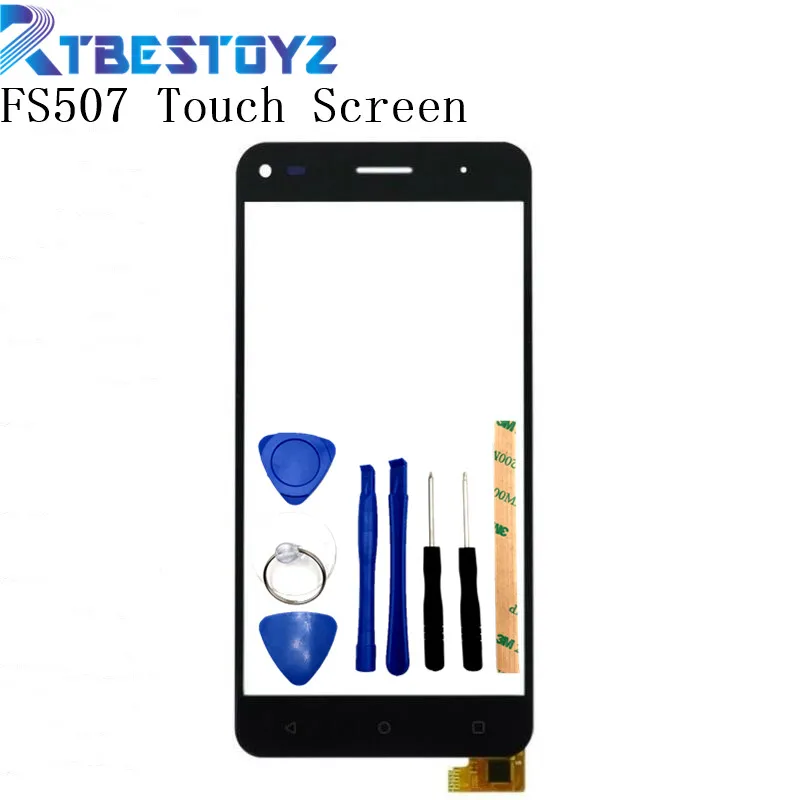 RTBESTOYZ мобильный телефон с сенсорным Экран спереди Стекло для Fly Cirrus 4 FS 507 FS507