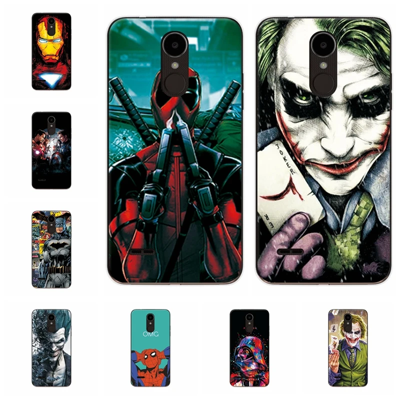 Charming Marvel Hero Captain America Phone Case For LG K4 2017 Spiderman Iron Man Star Wars Soft TPU X230 5&quot Inch |