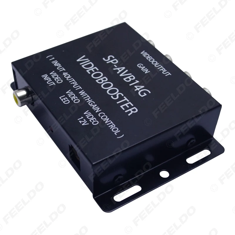 FEELDO DC 12V Car Auto 1 to 8 Output Video Spliter Signal Part For DVD/LCD/TV #CT-4499 | Автомобили и мотоциклы
