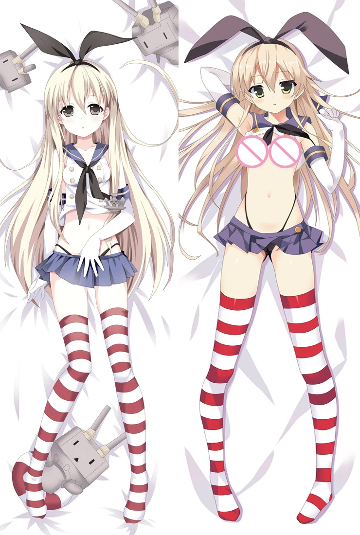Японское аниме Kantai Коллекция kanglue сексуальная девушка Shimakaze Dakimakura наволочка для