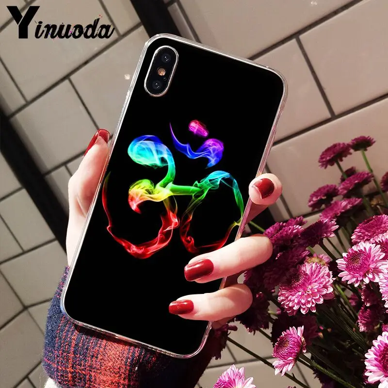 11pro MAX Aum Om Yoga Мягкий силиконовый прозрачный чехол для телефона iPhone X XS 6 6s 7 7plus 8 8Plus 5