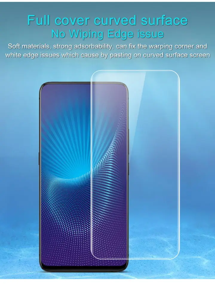 2 шт полное покрытие для VIVO Nex протектор экрана и защита задней крышки Imak все стоящие гидрогелевые пленки для Vivo Nex S пленка - Цвет: 2PCS For Screen