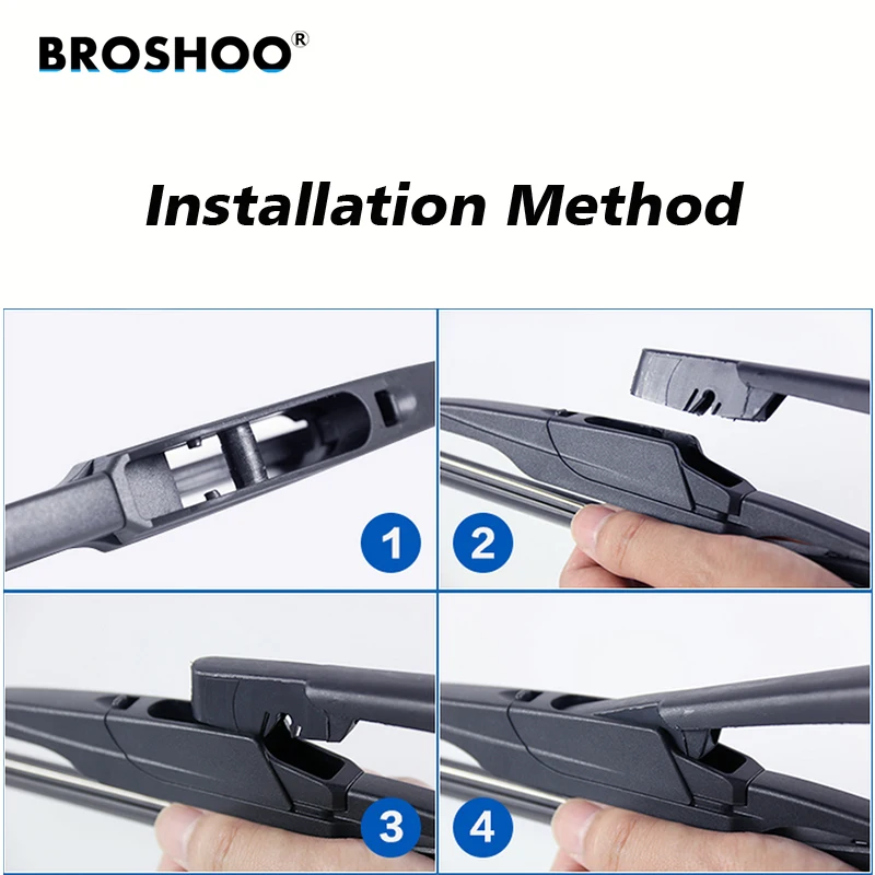 

BROSHOO Car Rear Wiper Blades Back Windscreen Wiper Arm For Chery A1 Hatchback (2007 Onwards) 305mm,Auto Accessorie Styling