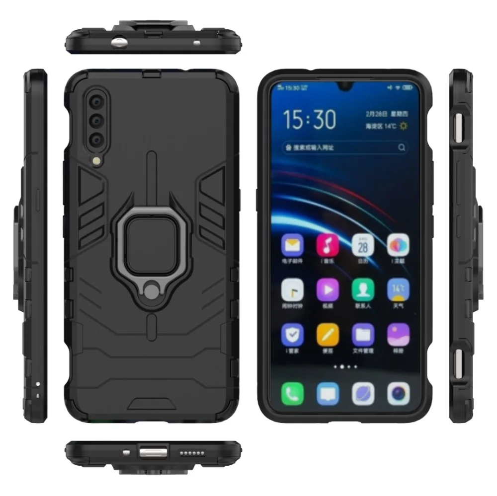 Case For VIVO V11 V11i V15 Pro Finger Ring Vivo X27 X23 X21 X21i X20 X9 X9S Plus IQOO Y97 Y83 Y85 Phone Cover |