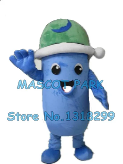 

blue medicine pill mascot costume for adult factory wholesale custom advertising cartoon walking costumes carnival 2938