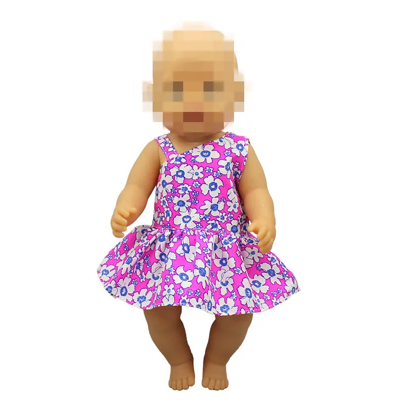 Q-114 Born New Baby Fit 18 дюймов 43 см Одежда для куклы розовый лист Фламинго Единорог Русалка Одежда Аксессуары для ребенка подарок на день рождения - Цвет: Q-114