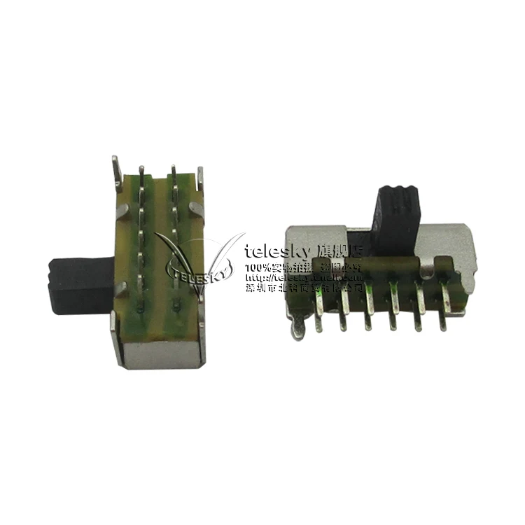 Pull switch SK-42D01 (4P2T) horizontal second row gear (10pcs/lot) | Обустройство дома