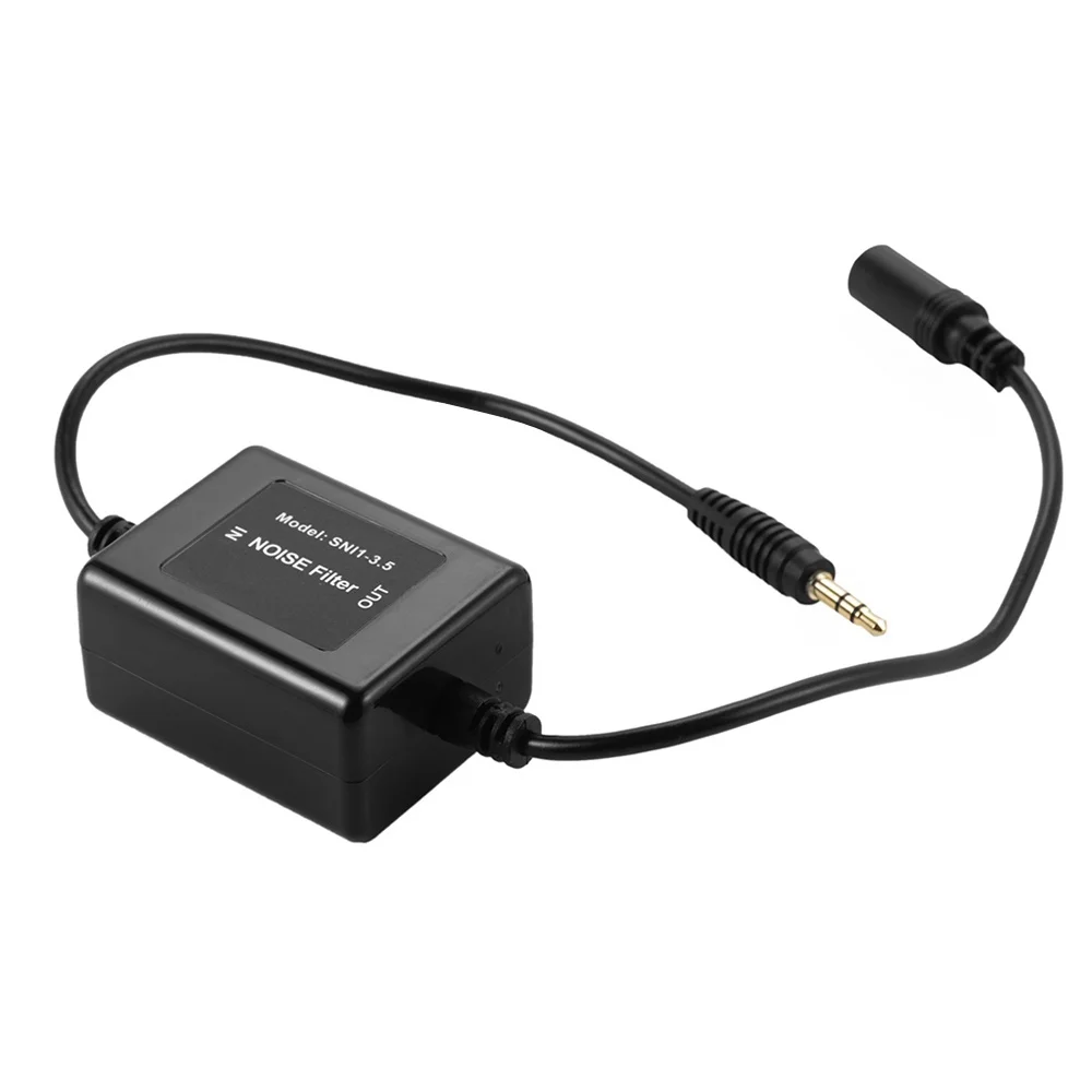 TOP 3.5mm Aux Audio Noise Filter Ground Loop Isolator Suppressor Car Electrical Stereo Headphone Eliminator | Электроника