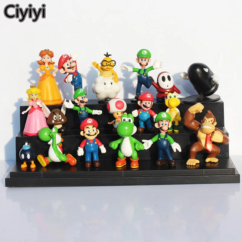 Коллекционные игрушки супер марио аниме фигурки героев мультфильмов подарок на