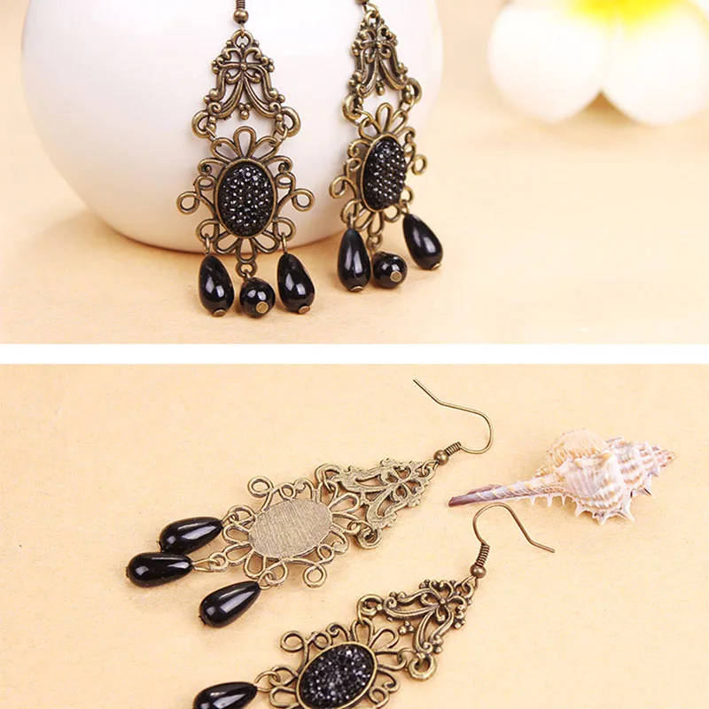 Женские длинные серьги подвески с искусственным жемчугом|tassel drops|earrings women longlong