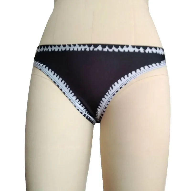 2019 женский купальный костюм новый черный и белый контрастный бикини с вырезами