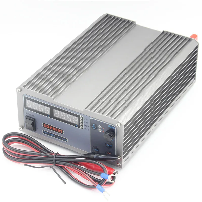 CPS-1660 обновленная версия 1000W 0-16 V/0-60A, Мощность Цифровой Регулируемый DC Питание CPS1660 220V - Цвет: A package