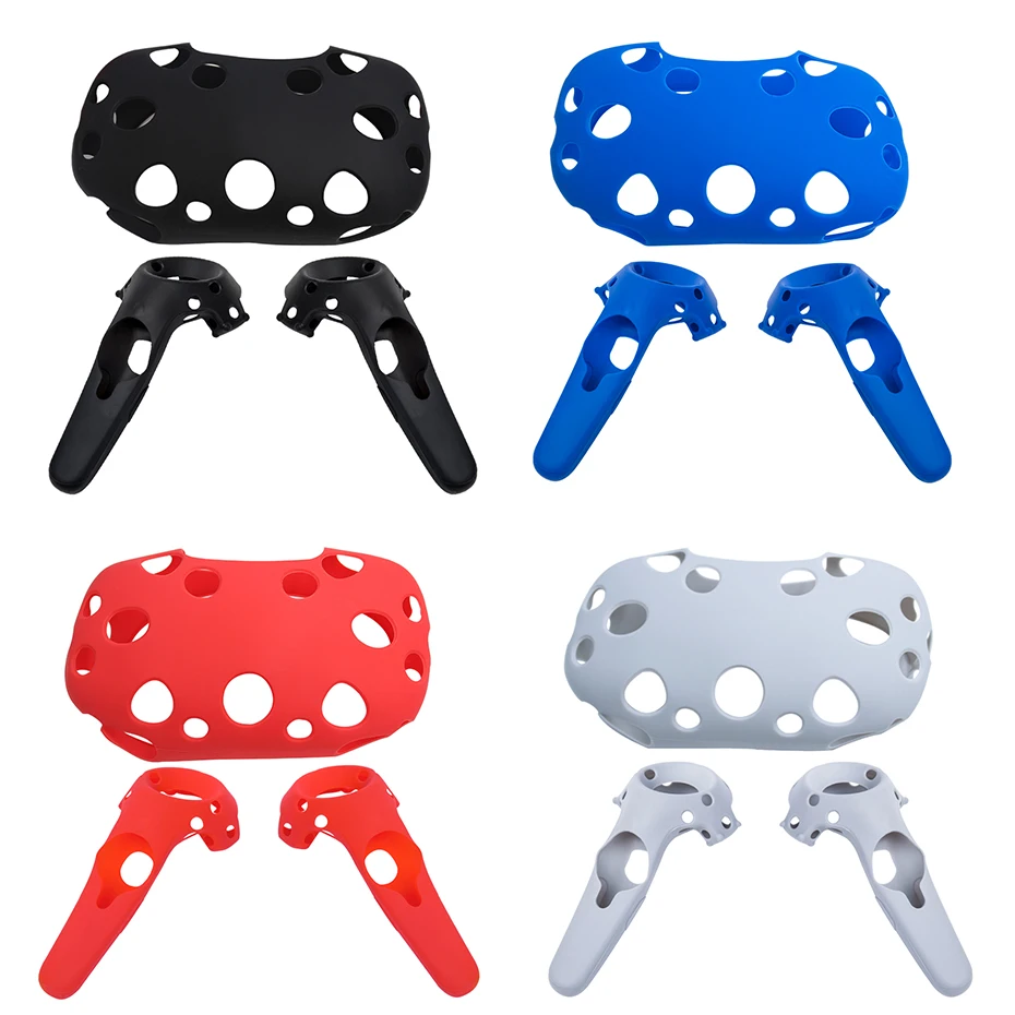 Силиконовый чехол с ручкой контроллера защитный для HTC Vive VR противоскользящая
