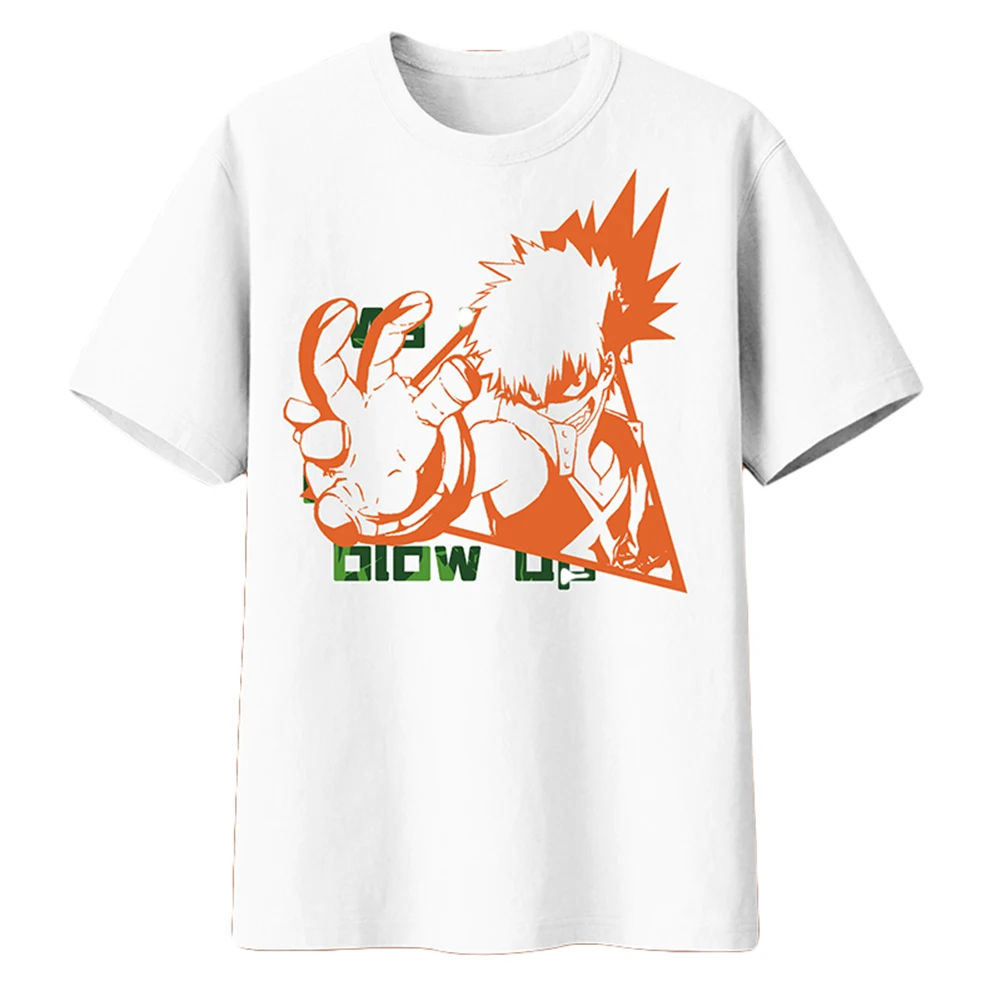 Brdwn мой герой Академии Izuku Midoriya Todoroki шото Bakugou костюм кацуки для косплея футболка с