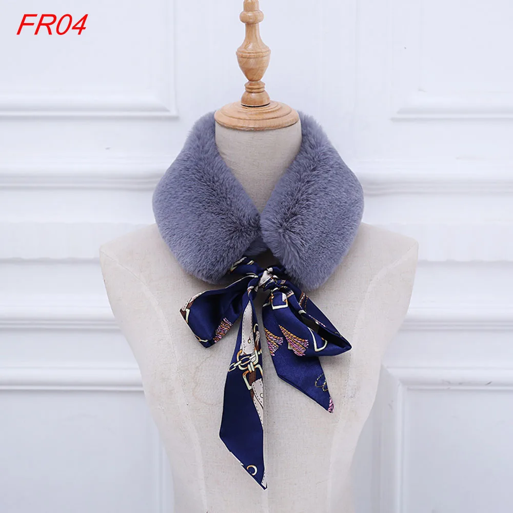 2018 новый модный и красивый женский шарф из искусственного меха кролика рекс с