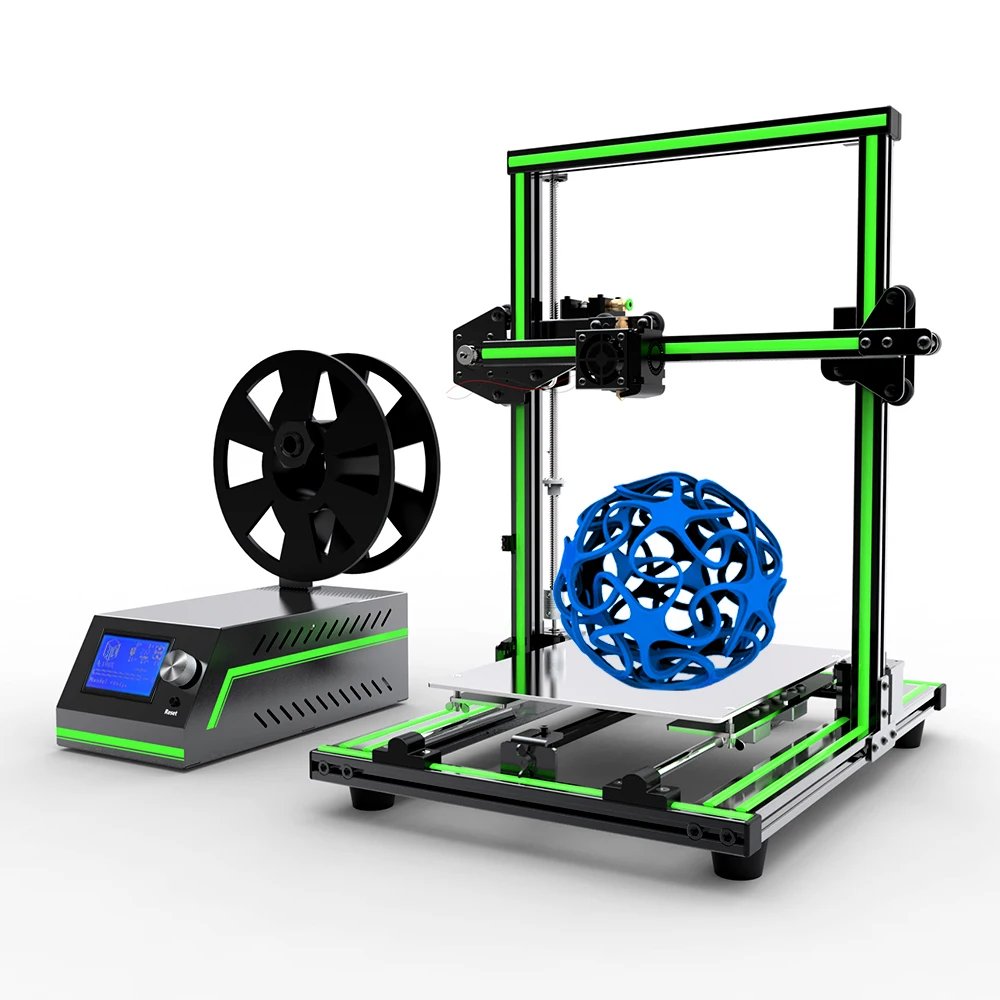 Anet E10 E12 3d Принтер Высокоточный Рабочий стол принтер наборы Reprap DIY набор Off line