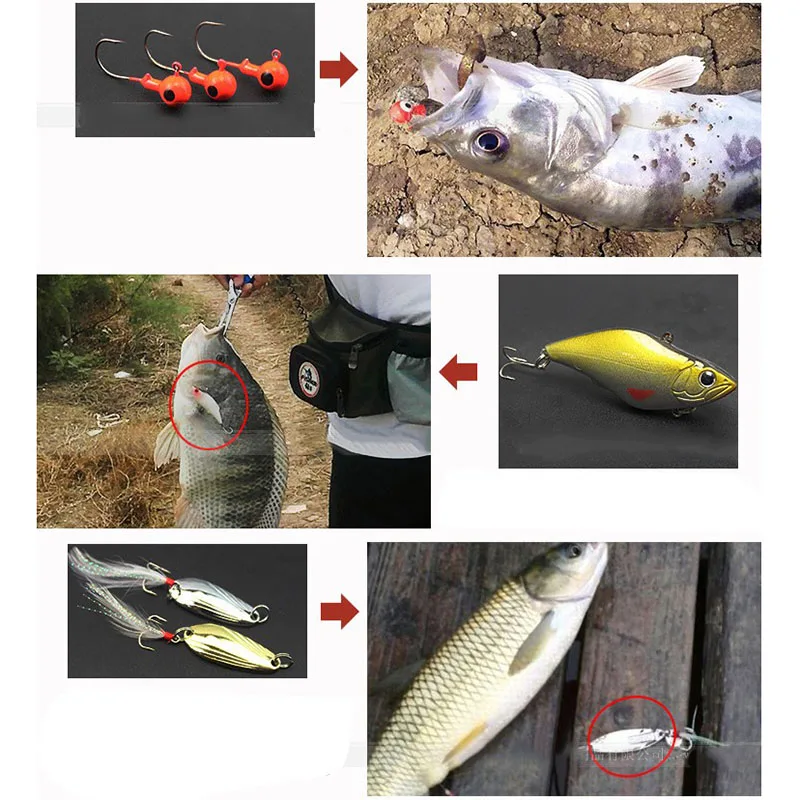 

101pcs Fishing Lure And Fishing Set Box Tackle Box Small Clear Plastic Waterproof Hook Lure Bait Box Fishing Accessories Tools