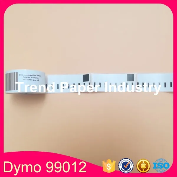 30 совместимые рулоны Dymo 99012 этикетка 36 мм * 89 260 шт/рулон совместимый для LabelWriter400 450