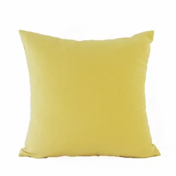 mustard Essie Home 13 цветов каменная промытая хлопковая полиэфирная наволочка из парусины наволочка для дивана стула - Цвет: mustard