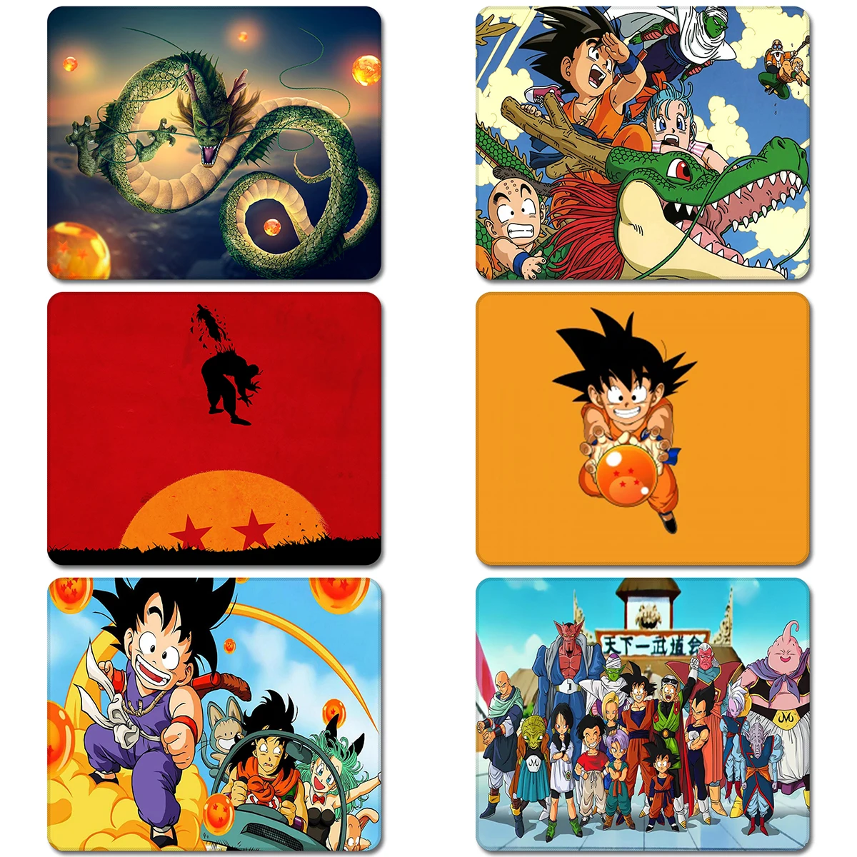 Dragon Ball Аниме Гоку мультфильм Натуральная Резина Настольный коврик для мыши для ноутбука компьютерный корпус коврик для мыши коврик