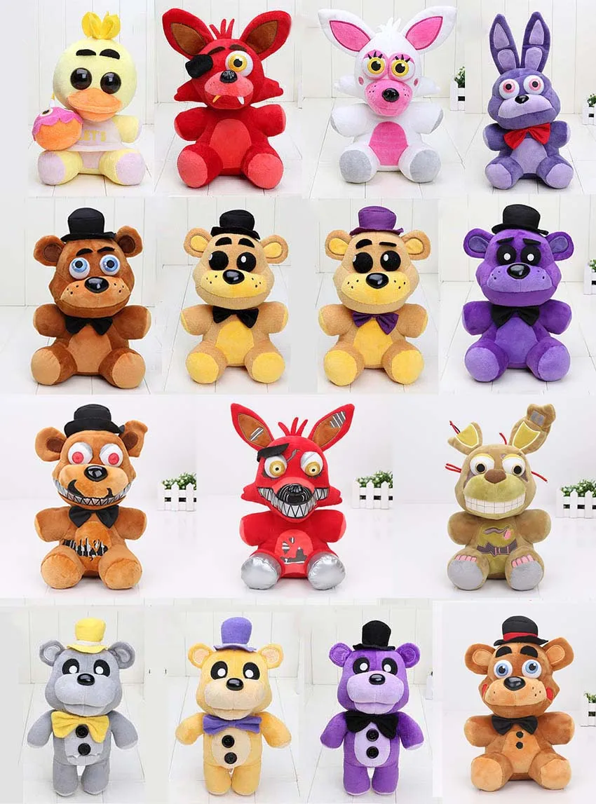 20-25 см FGHGF Five Nights At Freddy 4 FNAF Золотая лисица Фредди Бонни и Чика плюшевые игрушки |