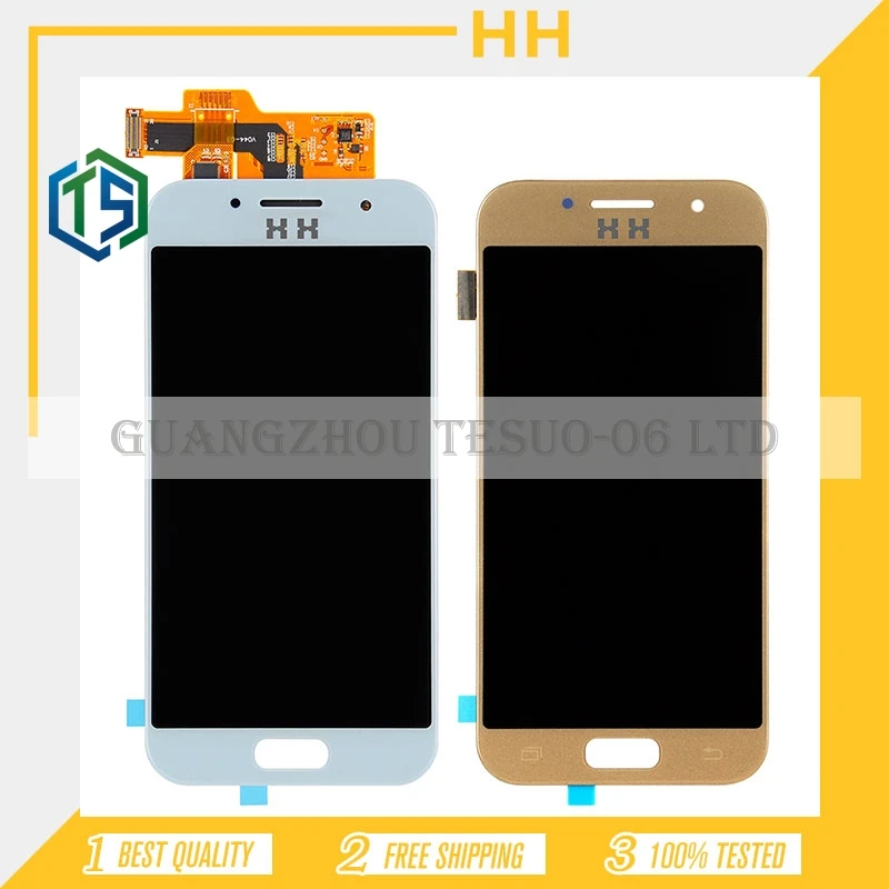 № 1 шт HH для Samsung Galaxy A3 2017 ЖК дисплей 1280*720 A320 Дисплей Сенсорный экран планшета