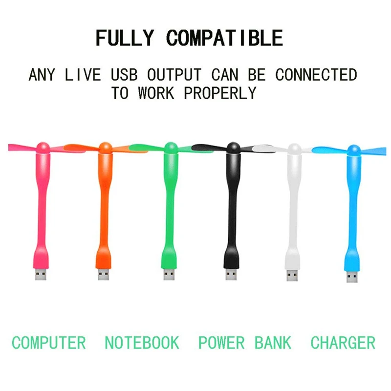 BinFul USB вентилятор гибкий мини USB выход портативный мини вентилятор USB гаджеты для планшета внешний аккумулятор компьютера ноутбука съемный USB вентилятор