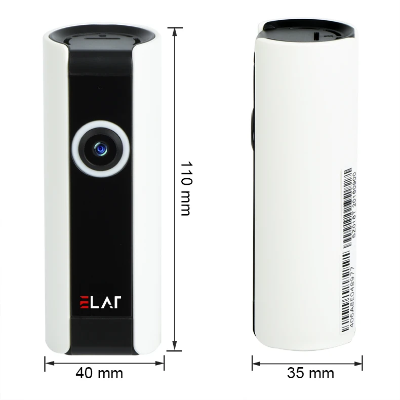 ELAF HD IP Camera Wireless 180 Degree Fisheye Wide Angle Baby Monitor Motion Detection Alarm IR Night Vision 720P | Безопасность и