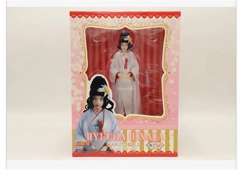 21 см аниме Наруто Хьюга Хината фигурка игрушки ПВХ Коллекционная модель кукла