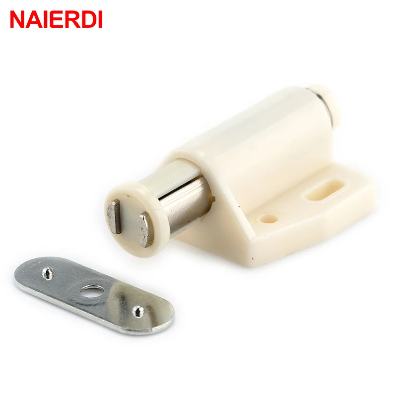NAIERDI Магнитный защелка для шкафа фиксатор кухонной двери ящика мягкий чтобы