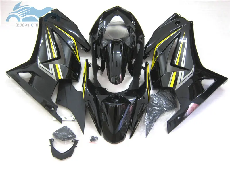 Литье под давлением для Kawasaki Ninja 250R черный комплект обтекателей ZX250 2008 2009 2010 2011 2012