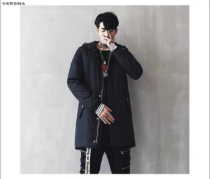VERSMA Корейская харуджку Ulzzang куртка-бомбер с принтом граффити s пальто Мужская хип-хоп длинная куртка-бомбер мужская ветровка