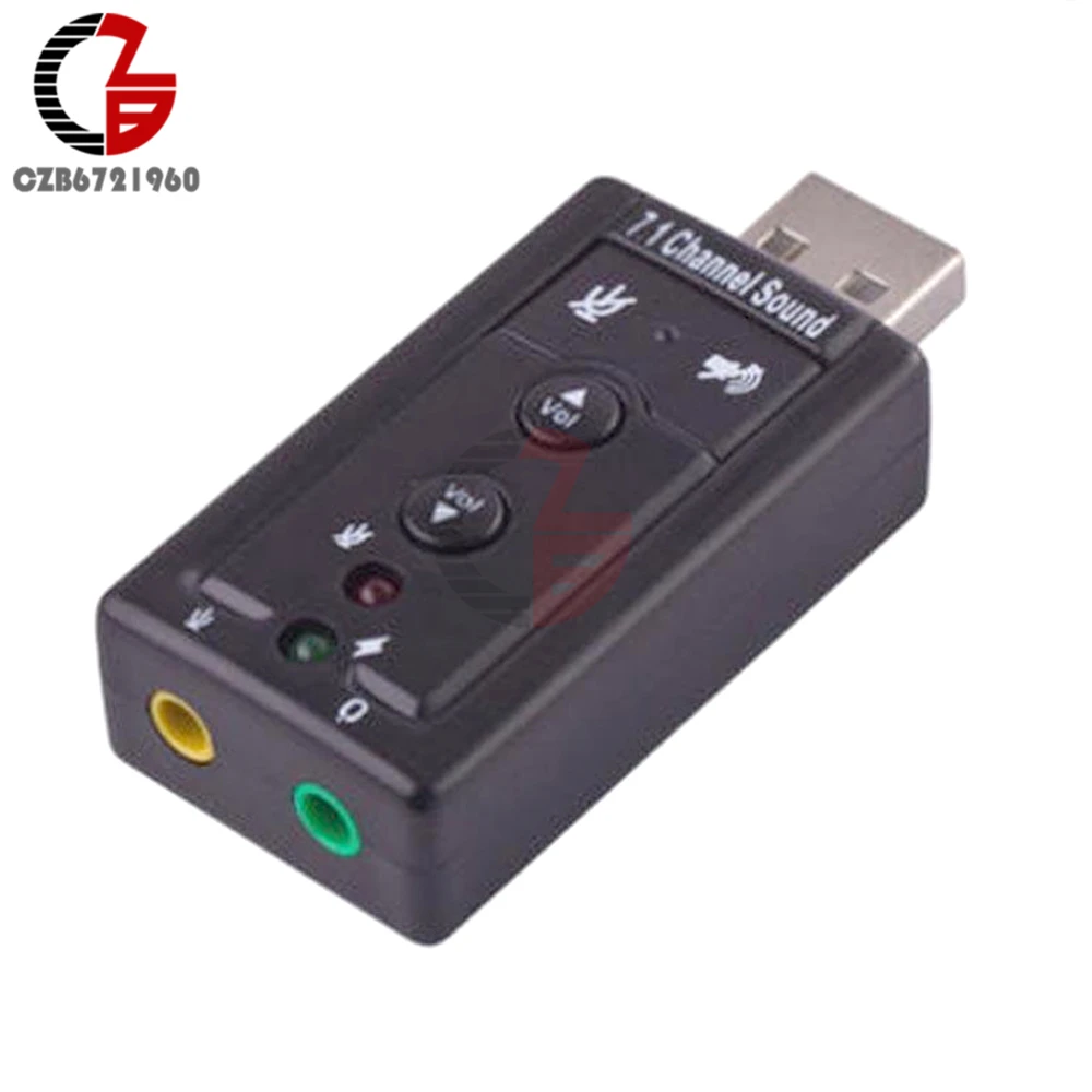 

Advanced Tablets New Mini USB 2.0 3D Virtual 12Mbps External 7.1 Channel Audio Sound Card Adapter