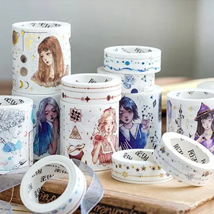 Декоративная клейкая лента Washi для скрапбукинга и украшения телефона |