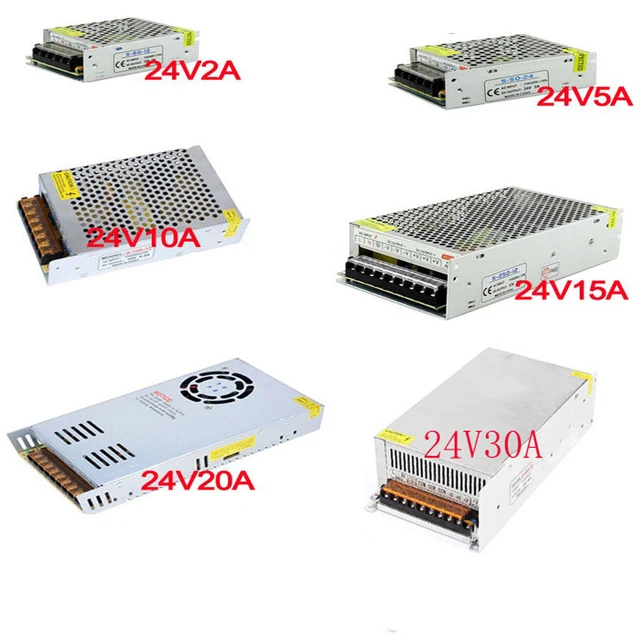 Vusum 12V источник питания AC85-110V 220V к DC5V 12V 24V 2A 5A 10A 20A 30A CCTV/Светодиодная лента адаптер питания