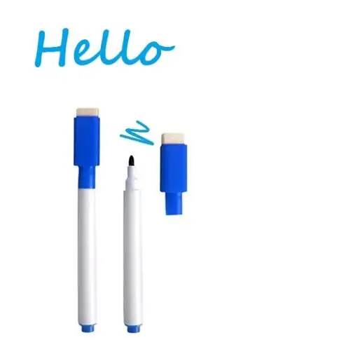 only 1pc blue pen Маленький размер А5, магнитная доска, магниты на холодильник, белая маркерная доска, ластик для записи, записывать сообщение, доска для напоминания, блокнот - Цвет: only 1pc blue pen