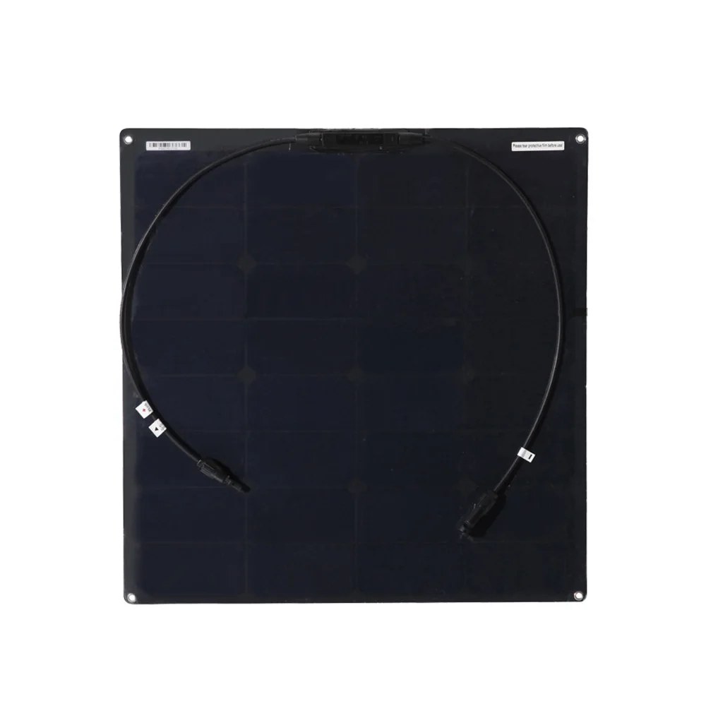 XINPUGUANG 50 Вт Панели солнечные Черный Гибкий 12 вольт Monocrystalline легкий для